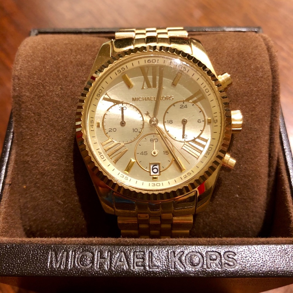 Michael Kors Women’s Gold Lexington Watch